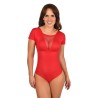 Body Moldeador Manga Corta Rojo Ref: 10293 | Kaprichos